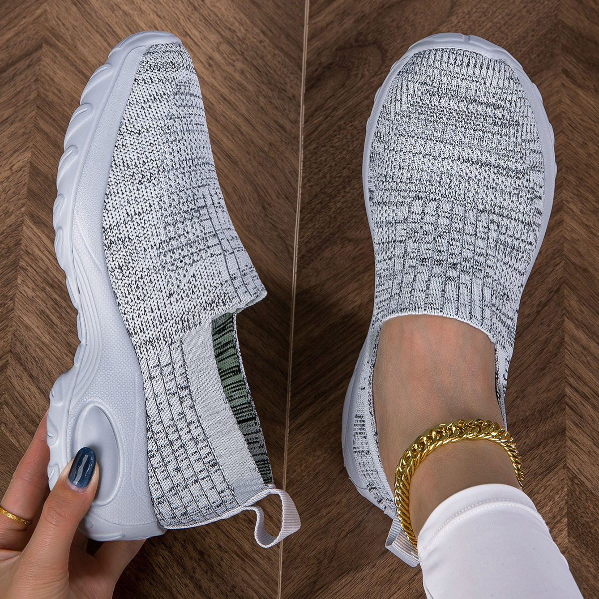 Women's Fashion Breathable Slip-On Sneakers