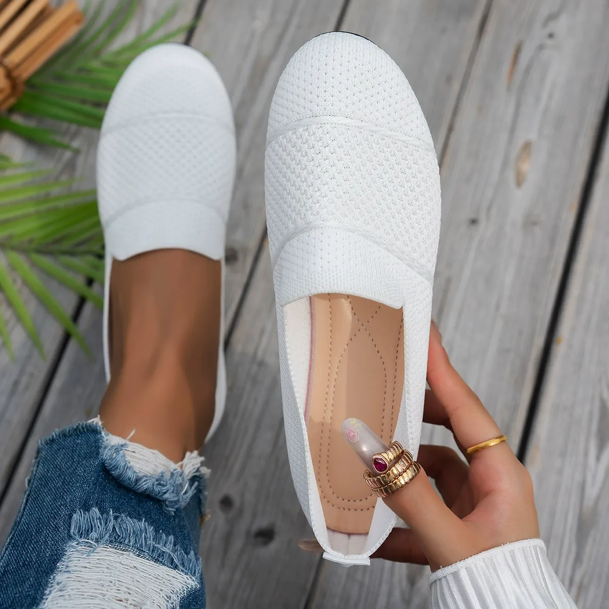 [Copy]Women's Polka Dot Mary Jane Flat Shoes