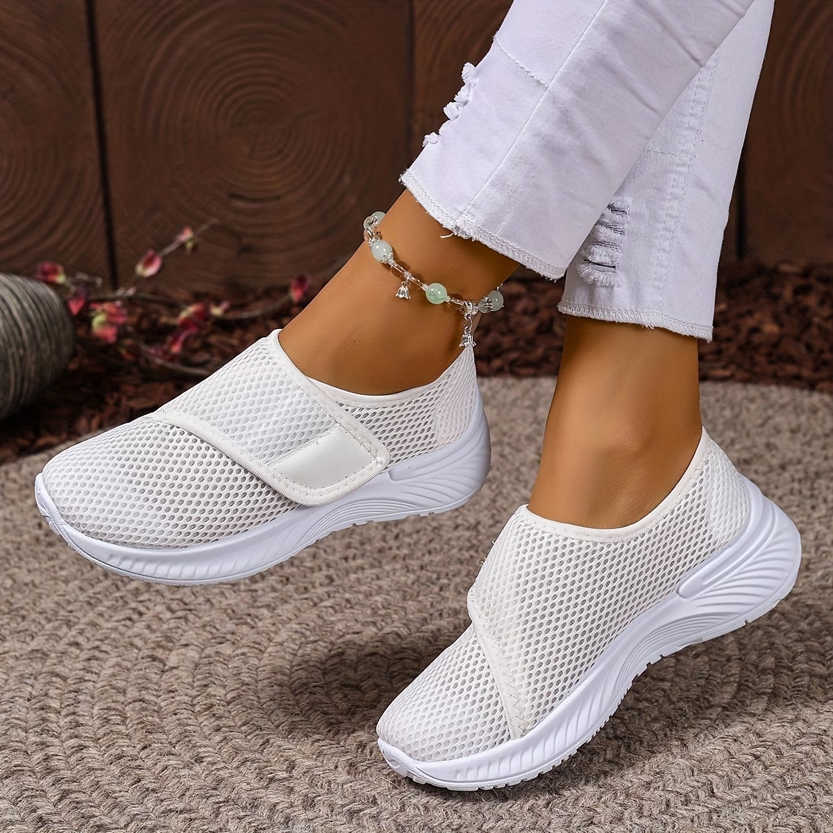 Women's Breathable & Adjustable Orthopedic Sneakers Running Shoes for Wide/Swollen Feet