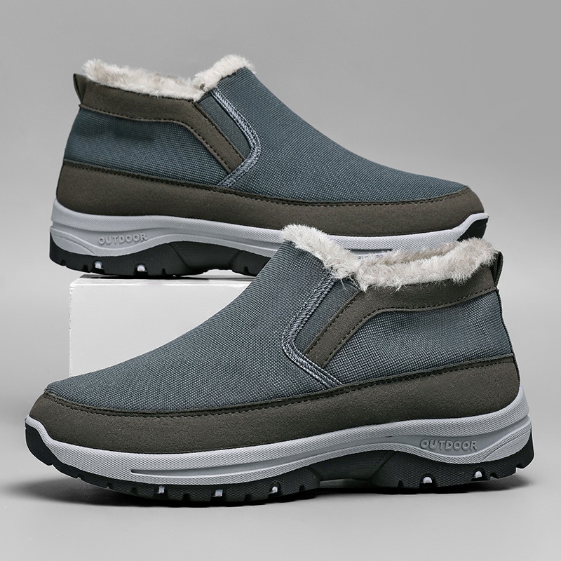 Men's Thickened Warm Non-slip Slip-on Outdoor Shoes
