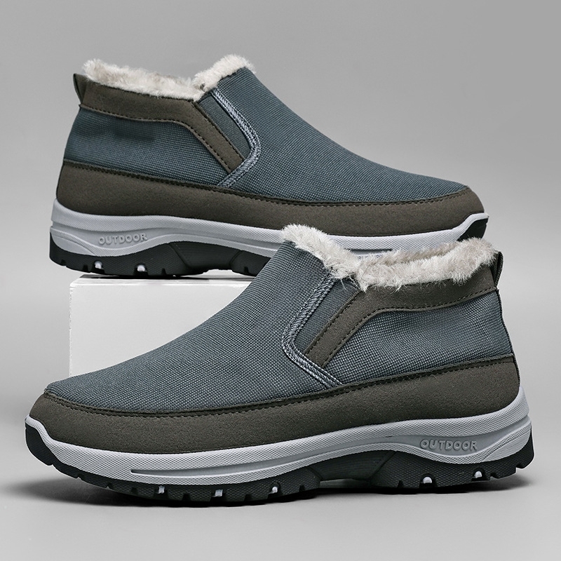 Men's Thickened Warm Non-slip Slip-on Outdoor Shoes