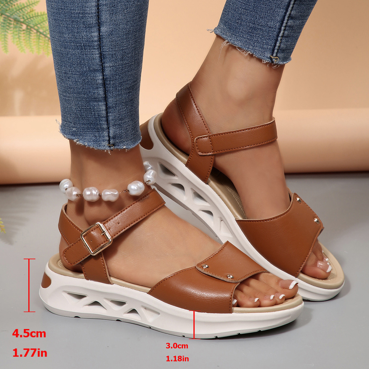 Women's Arch Support Lightweight Adjustable Sport Sandals