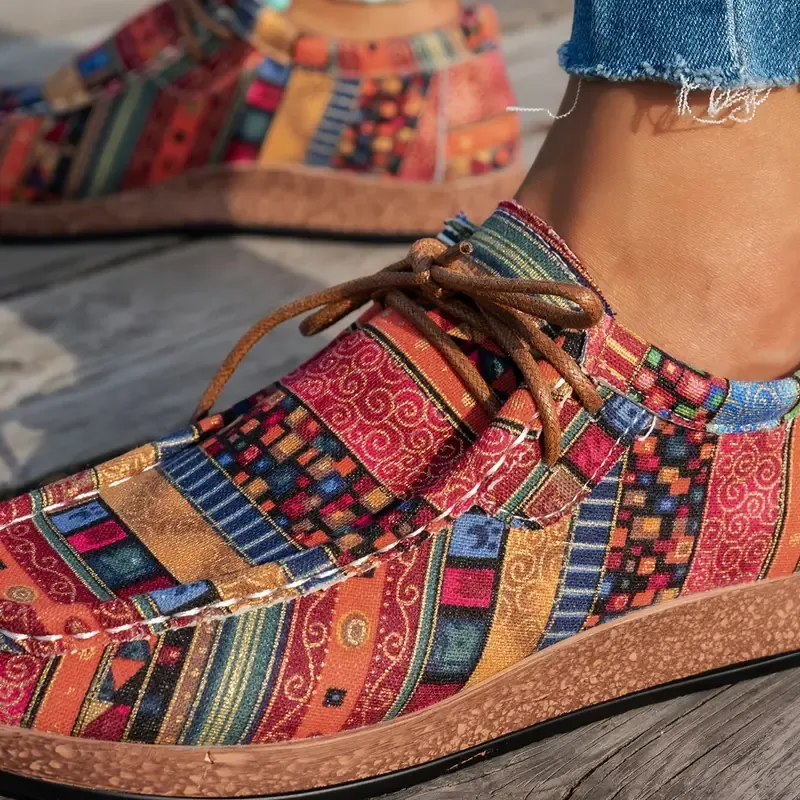 Women's Lightweight Breathable Vibrant Orthopedic Sneakers for Walking, Jogging & Casual Attire