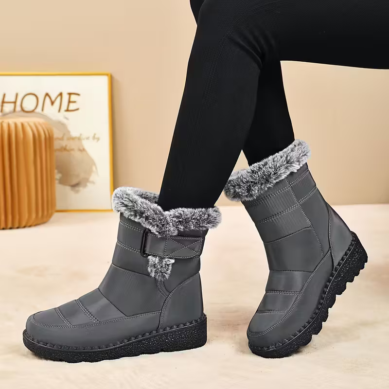 Women's Trendy Fleece-Lined Warm Winter Ankle Boots for Walking, Home, Outings, And Dates