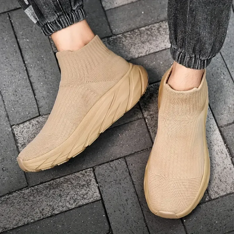Men's and Women's Warm Plush Lining Slip-On Sneakers Chunky Shoes