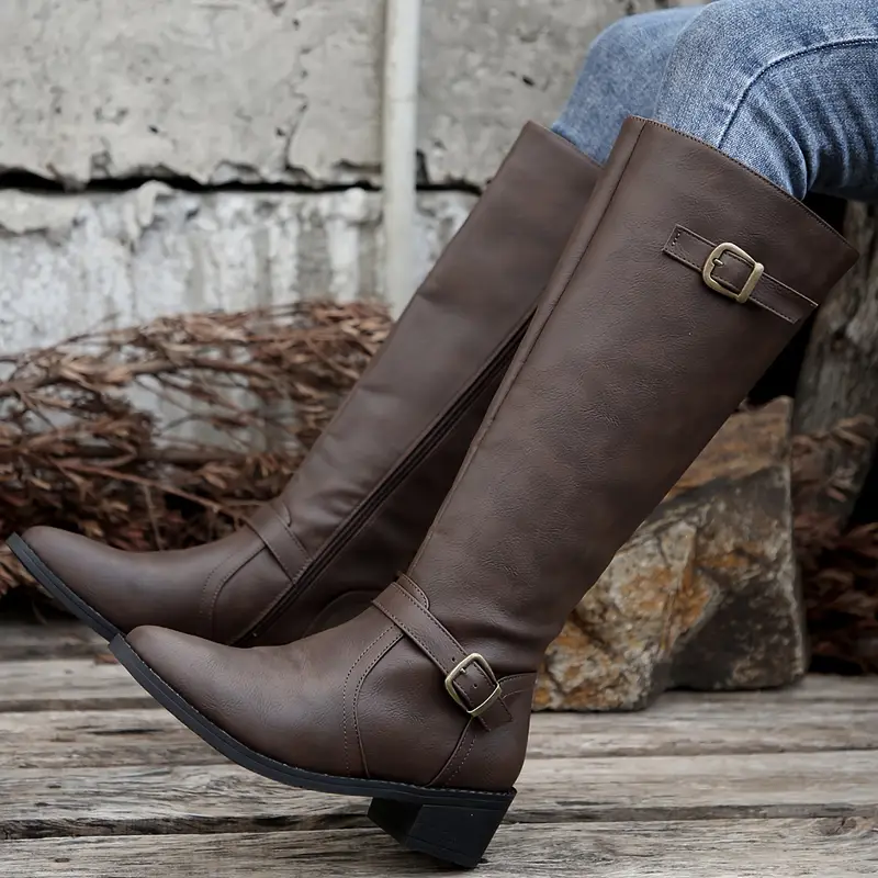 Women's Vintage Fashion Knee-High Boots