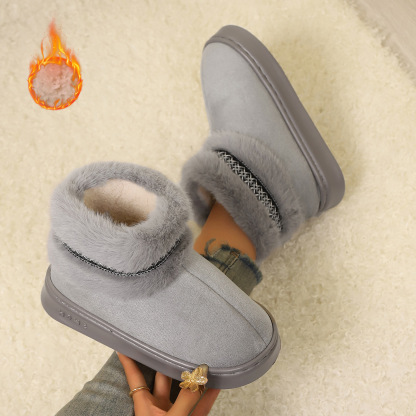 Women's Cozy Fleece-Lined Slippers Indoor/Outdoor Boots