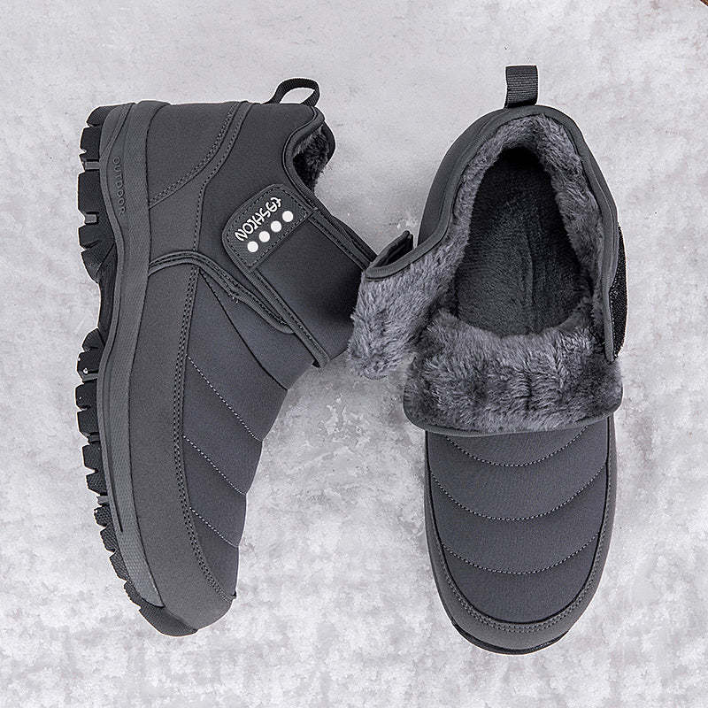 Men’s and Women's Fur-Lined Snow Arch Support Waterproof & Non-Slip Boots