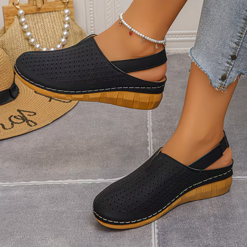 Women's Elegant & Fashion Hollowed Out Wedge Sandals