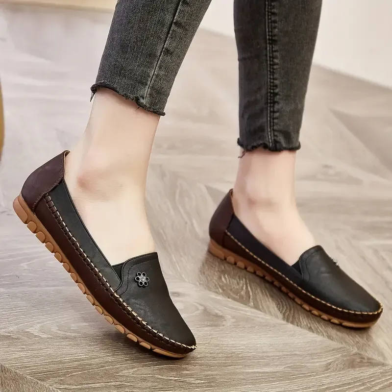 Chic Womens Loafers - Effortless Slip-on Design, Breathable Lightweight Comfort, Ideal for Daily Wear
