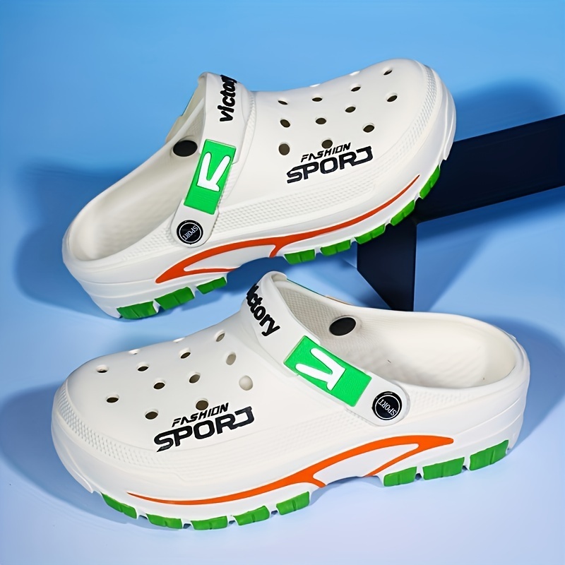 Men's Fashion Non-Slip Summer Clogs Sandals for Indoor/Outdoor Wear