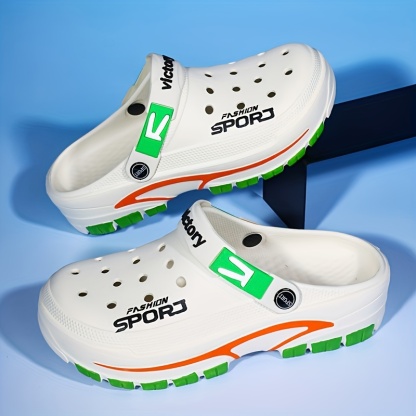 Men's Fashion Non-Slip Summer Clogs Sandals for Indoor/Outdoor Wear