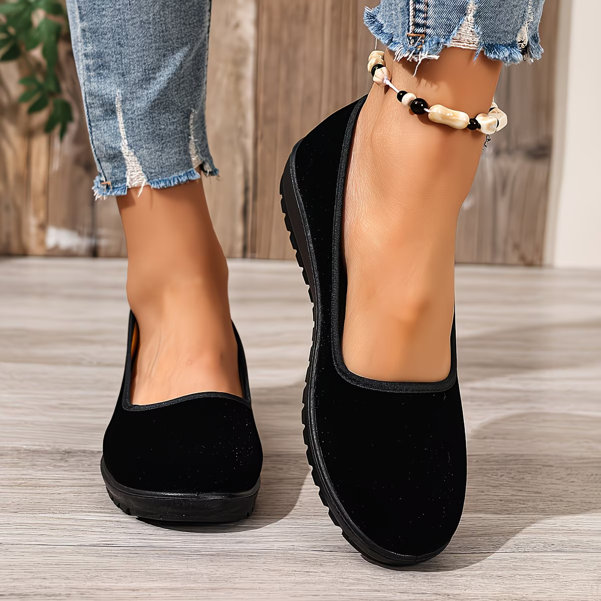 Women's Lightweight Low-Top Orthopedic Sneakers Slip-On Shoes