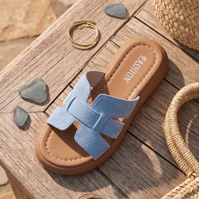 Women's Soft & Comfortable Flat Sandals Beach Shoes