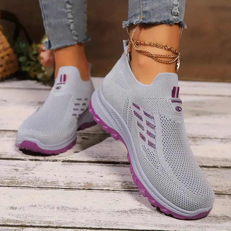 Women's New Comfortable & Breathable Slip-On Walking Shoes Sneakers