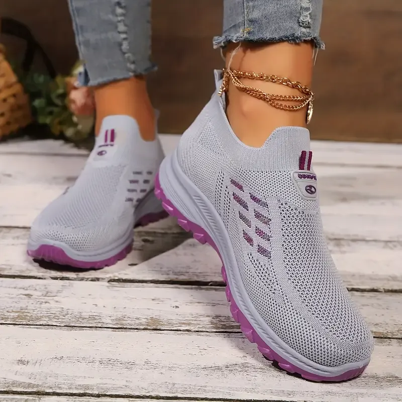 Women's New Comfortable & Breathable Slip-On Walking Shoes Sneakers