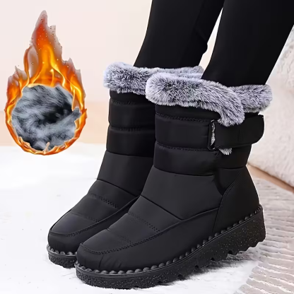 Women's Trendy Fleece-Lined Warm Winter Ankle Boots for Walking, Home, Outings, And Dates