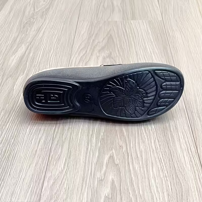 Women's Cozy Bow Detail & Rhinestone Accents Winter Slip-On Shoes 