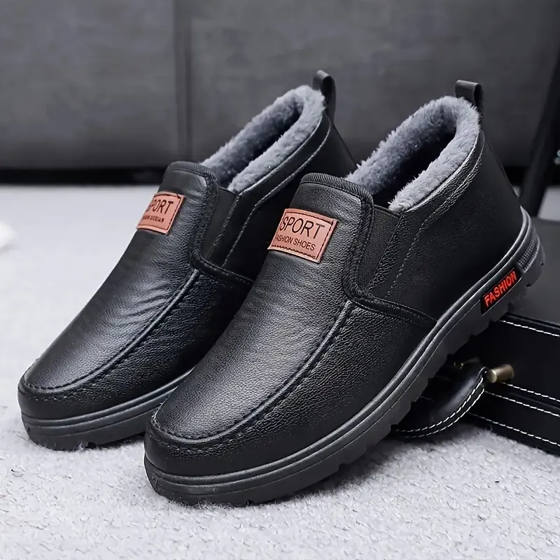 Men's Cold Protection and Warmth Velvet Winter Shoes Boots