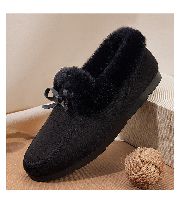 Women's Warm and Stylish Slip-on Flat Shoes