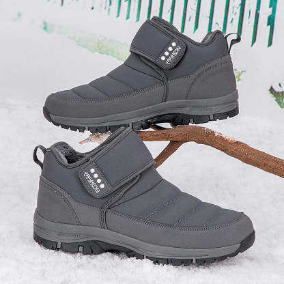 Men’s and Women's Fur-Lined Snow Arch Support Waterproof & Non-Slip Boots