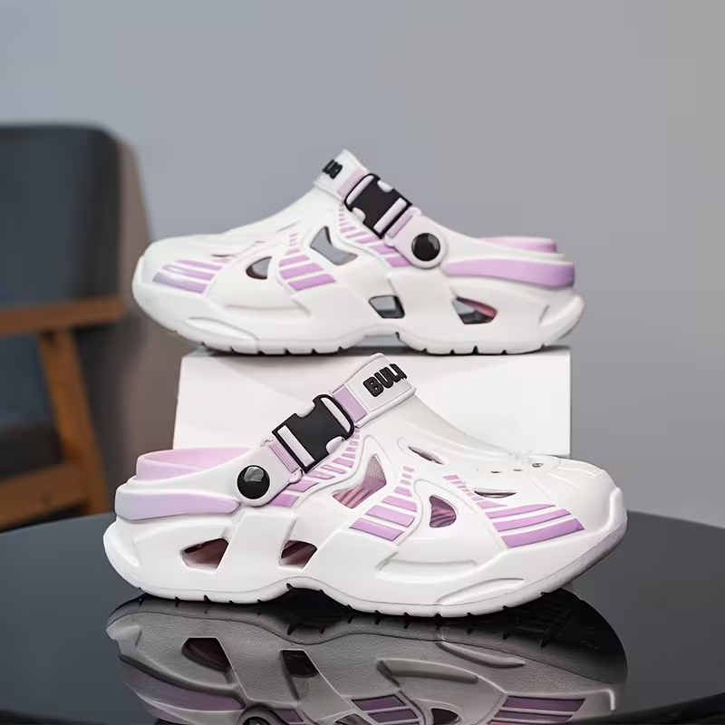 Women's Trendy Breathable Height-Increasing Slides Thick-Soled Sandals Beach Shoes