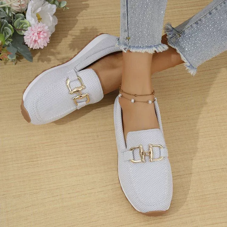 Women's Stylish Orthopaedic Slip‑On Loafers Walking Shoes Trainers