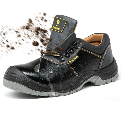 Men's and Women's Non-slip Waterproof Shock-resistant and Wear-resistant Safety Work Boots 
