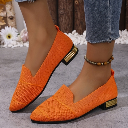 Women's Fashion Breathable Knit Slip-On Shoes