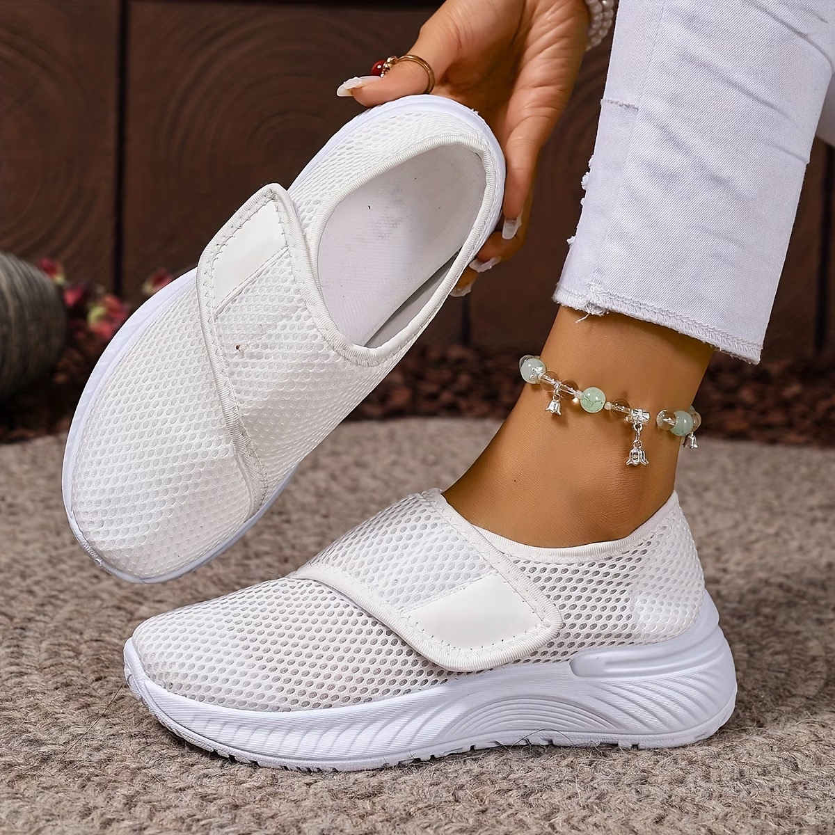 Women's Breathable & Adjustable Orthopedic Sneakers Running Shoes for Wide/Swollen Feet