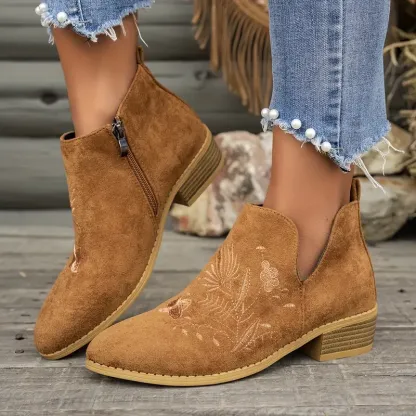 [Copy]Women's Fashion Comfortable Chunky Heel Boots Chelsea Boots