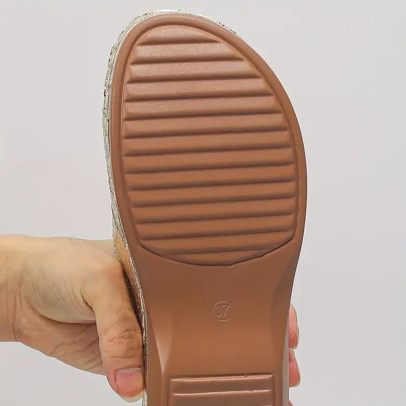 Women's Comfortable Platform Wedge Heel Slip-On Sandals