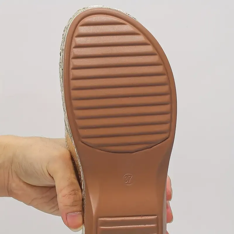 Women's Comfortable Platform Wedge Heel Slip-On Sandals