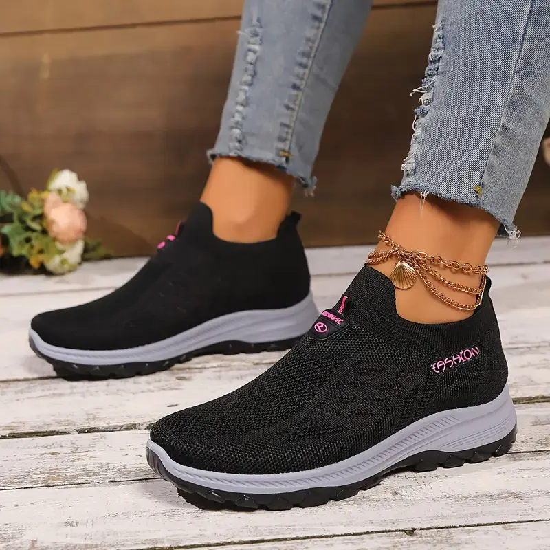 Women's New Comfortable & Breathable Slip-On Walking Shoes Sneakers