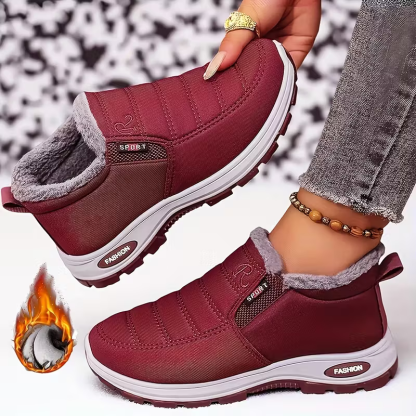[Copy]Women's Warm & Lightweight Plush Lined Interior Non-Slip Winter Slip-On Boots