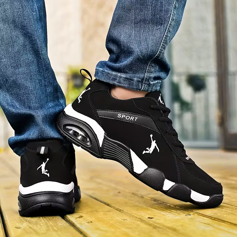 Unisex Comfortable Air Cushion Low-Top Sneakers Shoes for Running, Walking, Training