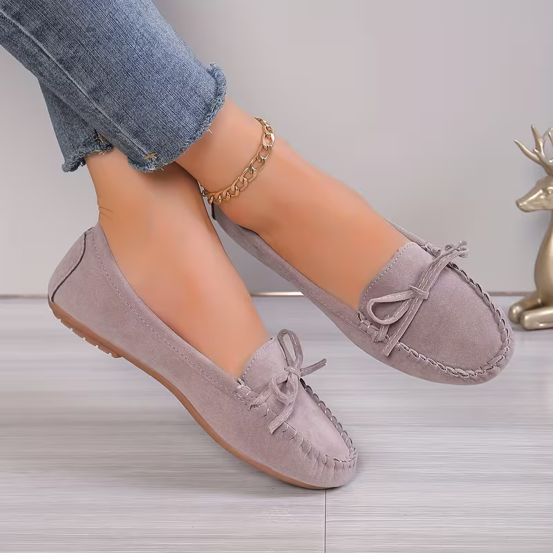 Women's Comfortable And Lightweight Bows Flat Shoes