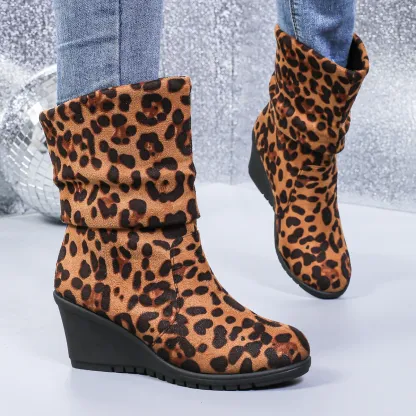 Women's Comfortable Non-Slip Wedge Ankle Boots