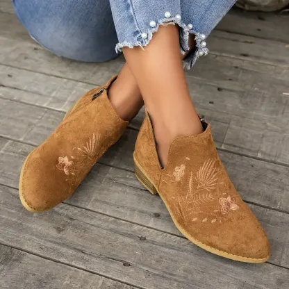 [Copy]Women's Fashion Comfortable Chunky Heel Boots Chelsea Boots