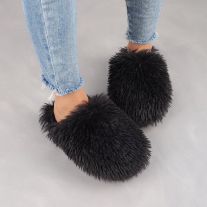 Women's Plus Size Thickened Warm Cold-proof Winter Home Slippers