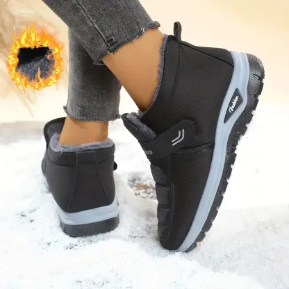 Women's Warm & Lightweight Plush Lined Interior Non-Slip Winter Slip-On Boots