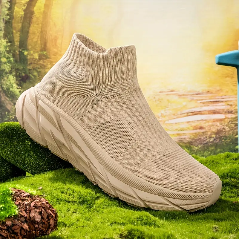 Men's and Women's Warm Plush Lining Slip-On Sneakers Chunky Shoes