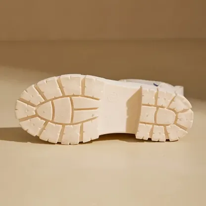 Women's Comfortable and Slip-Resistant Chelsea Rain Boots Versatile Outdoor Footwear