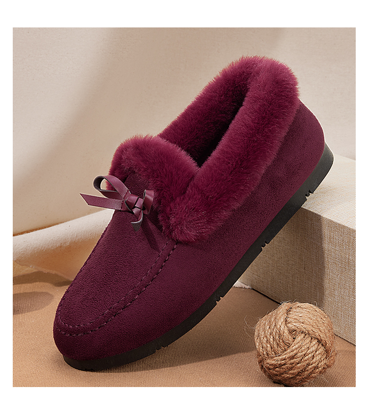 Women's Warm and Stylish Slip-on Flat Shoes