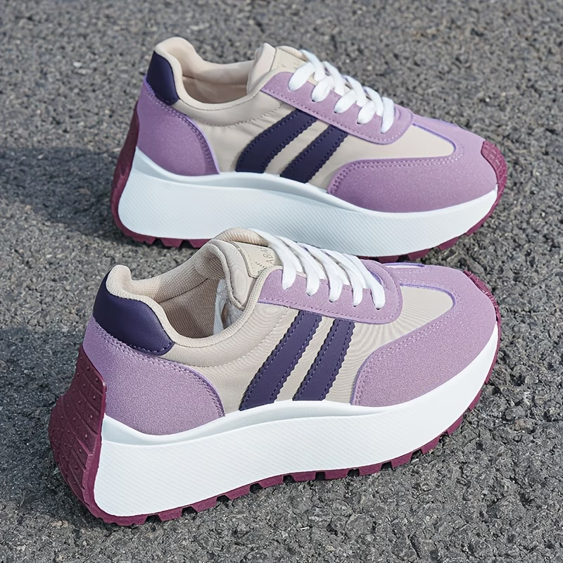 2026 Spring New Women'S Casual Sports Shoes with Thick Soles, Height-Increasing, Versatile, And Retro Style., Women Shoes, Sneakers