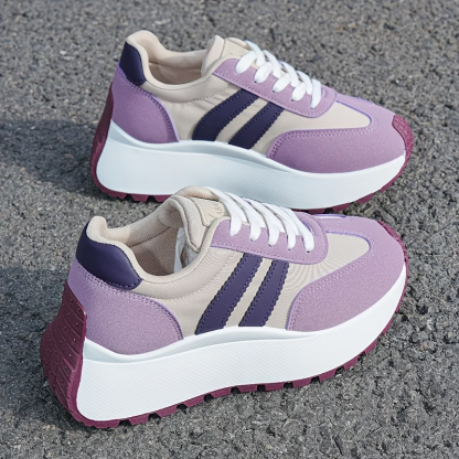 2026 Spring New Women'S Casual Sports Shoes with Thick Soles, Height-Increasing, Versatile, And Retro Style., Women Shoes, Sneakers