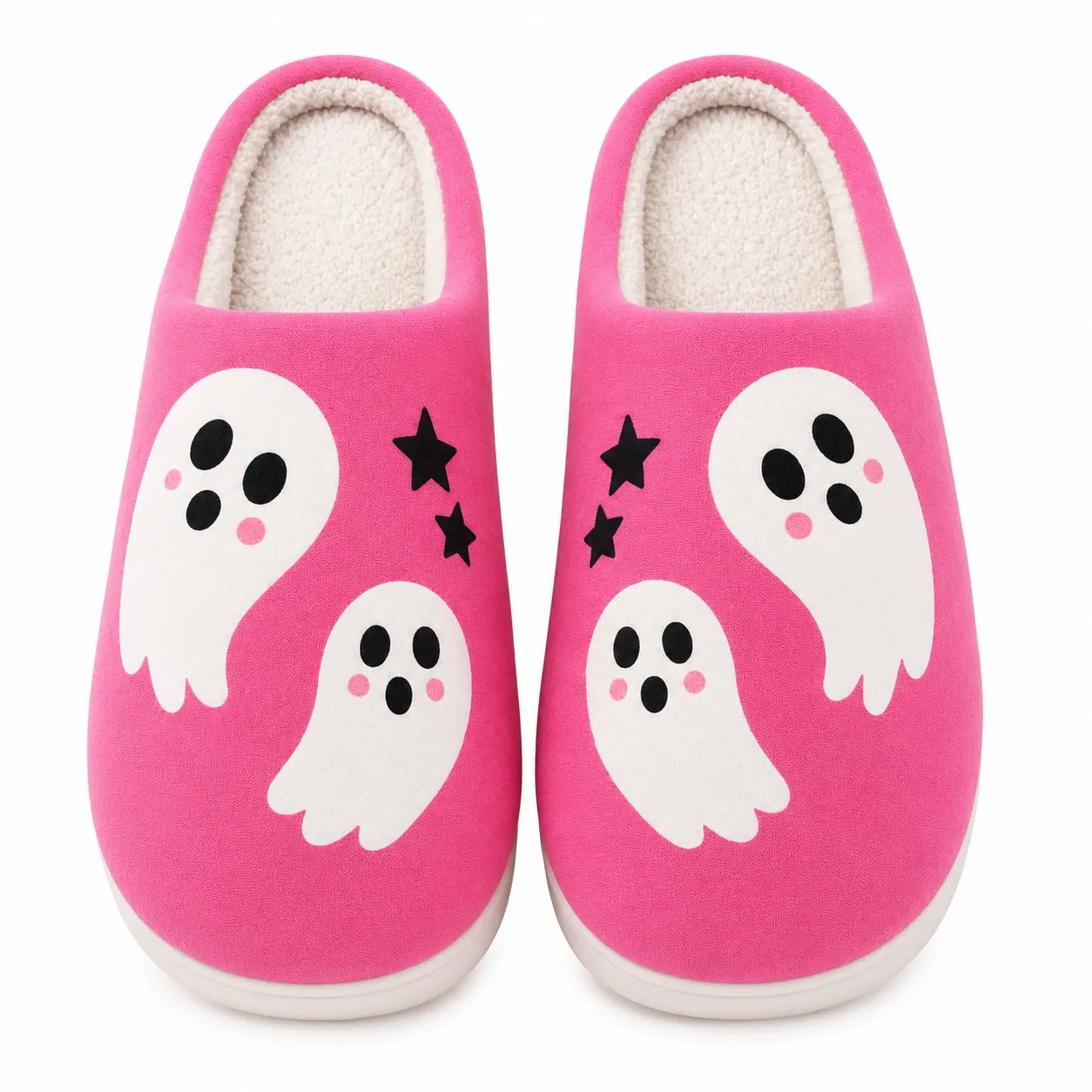 [Copy]Women's Fluffy Collar Highland Cow Indoor/Outdoor shoes Boots Slippers