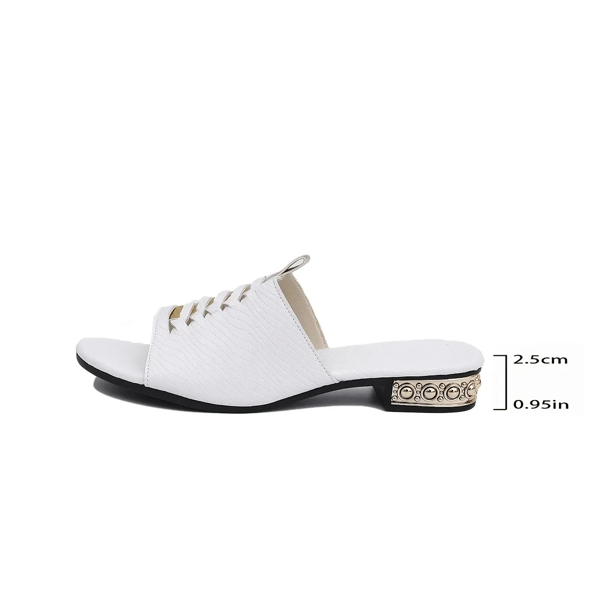 Women's Fashion and Comfortable Non-Slip Summer Chunky Heels Sandals