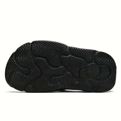 Men's Trendy Street Style Open Toe Breathable Non-Slip Slippers Footwear