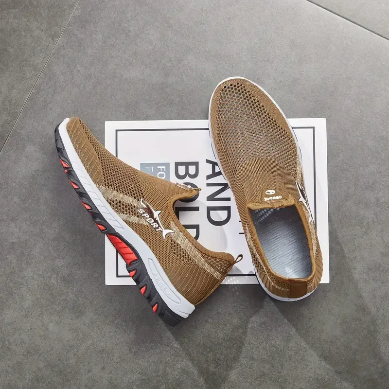 Men's Lightweight Breathable Anti-slip Sneakers for Outdoor Activities